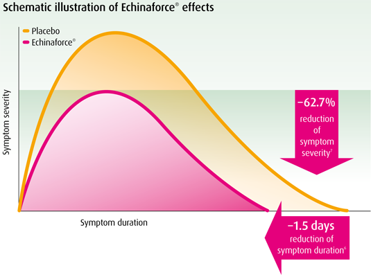 Echinaforce effects