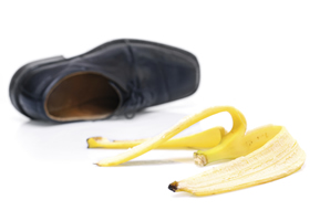 Banana and shoe