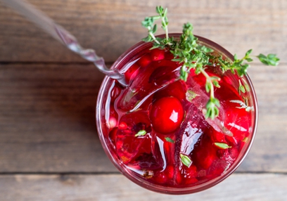 Cocktail sans alcool aux myrtilles sauvages Cocktail sans alcool aux myrtilles sauvages