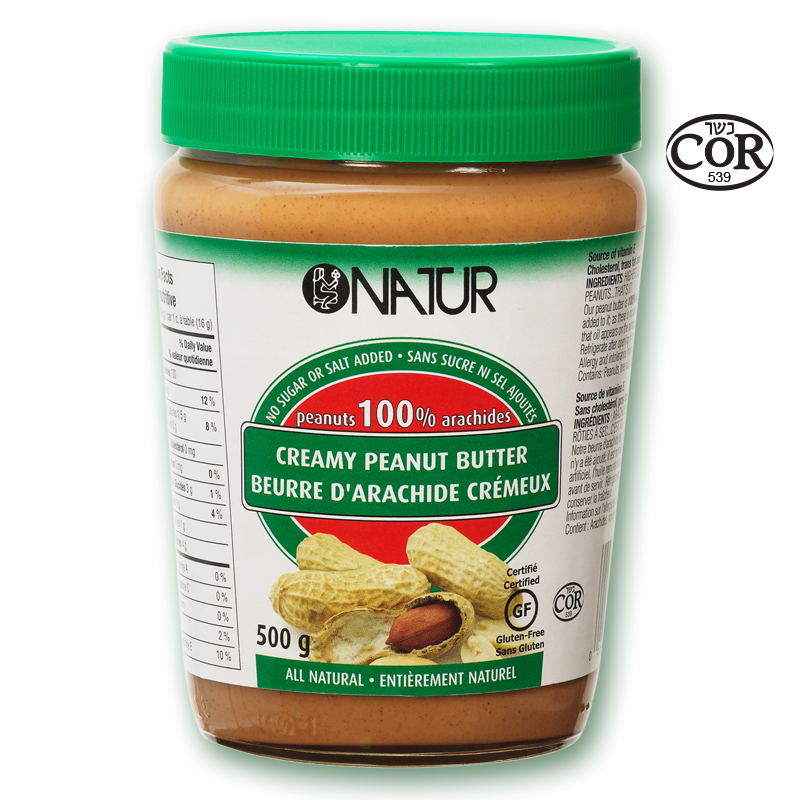 Natur® Creamy Peanut Butter No oil, sugar or salt added