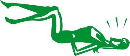 Detoxing exercise lie down